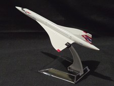 Avion miniature CONCORDE "British Airways" Métal 15,5cm
