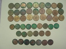 LOT DE  49 PIECES DE MONNAIE ALLEMANDE  2, 5, 10 PFENNING