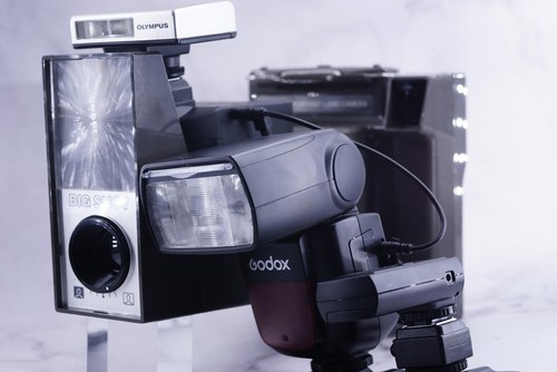 Polaroid bigshot flash adapter - flash,