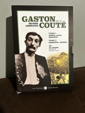 Coffret Œuvres Complètes Gaston Couté Éditions Libertaires 2 Livres + CD