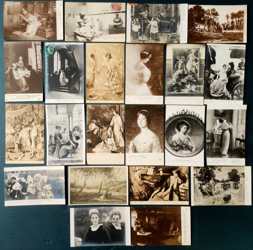 Cpa salons art tableaux - cpa,