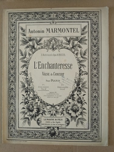 Partition ancienne piano - piano,