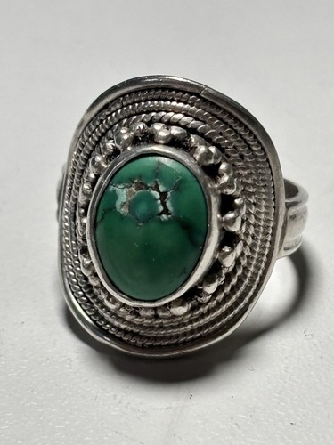 Bague argent vintage - en,