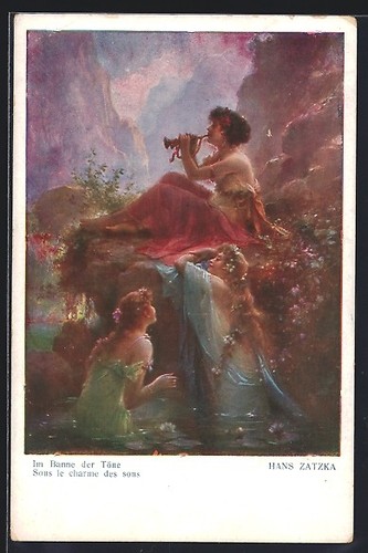 Carte postale artiste - carte, hans