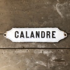 Ancienne Plaque Émaillée