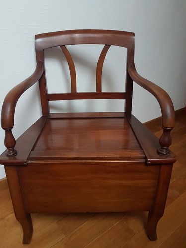 Rare mahogany armchair - , of