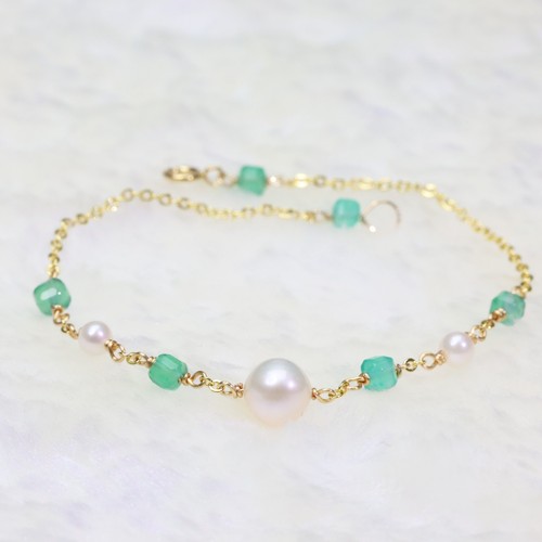 Bracelet perle eau - en, douce