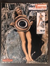 Vintage STARS ET VEDETTES BRENOT poster Pin Up N°60 Parfait état