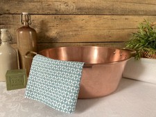 825⚜️ Ancienne Grande Bassine à Confiture Marmite en Cuivre Diamètre 37 Cm