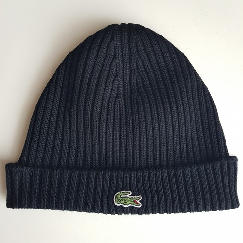 Bonnet unisex noir - bonnet, lacoste