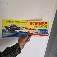 hornby SPEEDBOATS  affiche de magasin  canot vedette bateau N° 2