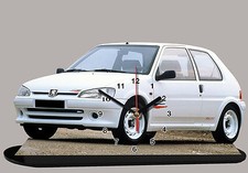 MINIATURE PEUGEOT 106 RALLYE