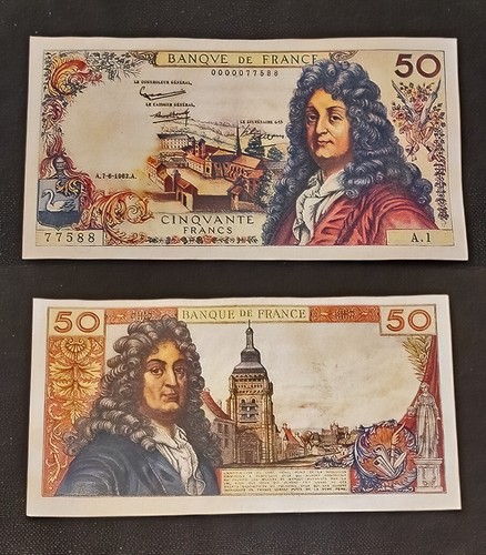 1962 francs racine - 50,