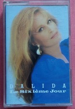 DALIDA  K7 audio  " Le Sixième jour "  Testée. Port gratuit .