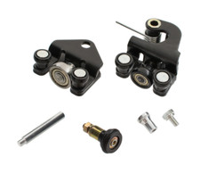 Roulette charniere guide porte