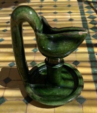 Lampe à huile en terre cuite   du Maroc (de Tamegrout )