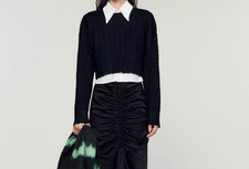 Sandro Paris Pull Femme Noir