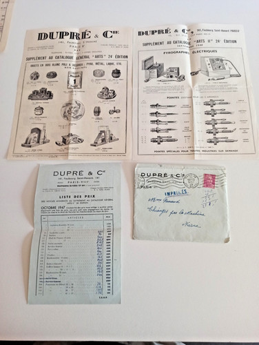 Catalogue ancien dupré - catalogue,