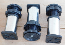 LOT de 3 PIEDS support PORTE chauffe eau VIS à VISSER avec hauteur REGLABLE