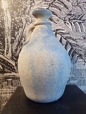 VASE VERRE soufflé FAçON ANTIQUE ROMAIN-MURANO-SCAVO-30 cm