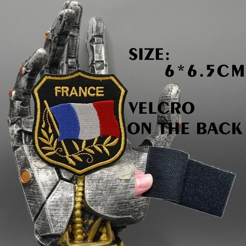 Patch écusson brodé drapeau - patch,