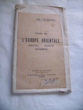 Carte de l'Europe orientale ancienne - Girard et Barrère 1930