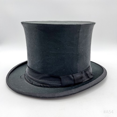 Chapeau claque ancien rabat - chapeau,