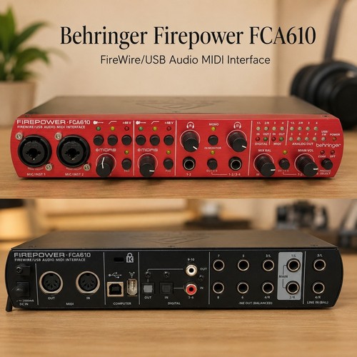 Behringer firepower fca610 - behringer,