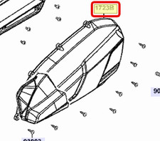 Couvercle de filtre à air KYMCO DOWNTOWN 350 1723B-ACD5-E00