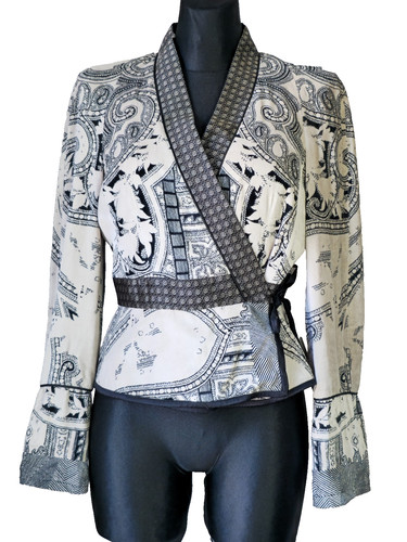 Veste soie mélangée etro - veste, en