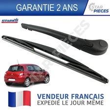 BALAI ESSUIE GLACE ARRIERE + BRAS RENAULT CLIO 3 2005-2014 7700433319