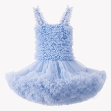 Enfant Bébé Fille Maille Ruche Court Robe Débardeur Fairy Tutu Nageur Couche Été