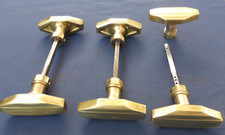 2 Poignées laiton style Art