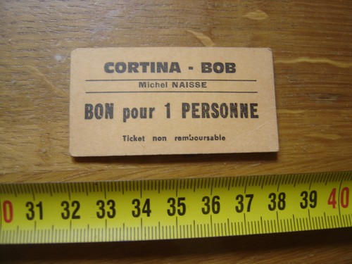 Jeton carton billet ticket - billet,