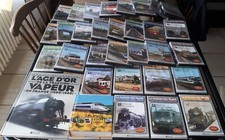 LA PASSION DES TRAINS COLLECTION LOT DE 30 DVD DONT 7 SCELLES ET 2 LIVRES CADEAU