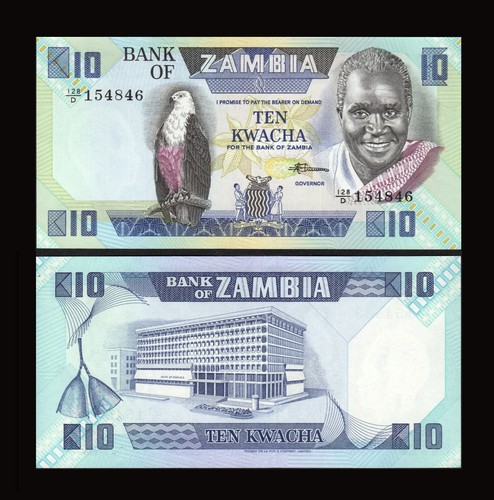 Zambie billet kwacha - 10,