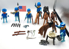 Playmobil Système 3230s1v1 - Cavalerie américaine - Western 1975