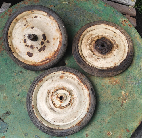Ancienne roues cyclo - de, rameur