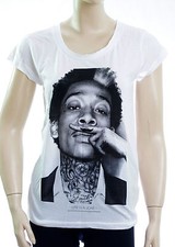 ELEVEN PARIS moustache TS WIZKA WIZ KHALIFA Tee shirt femme white blanc