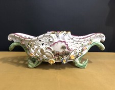 jardinière porcelaine Allemande signé RB RITZENHOFF & BECKER 36 cm MEISSEN SAXE