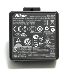 NIKON EH-69P ADAPTATEUR USB CHARGEUR OFFICIEL 5V APPAREIL PHOTO NUMERIQUE TESTE