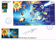 ENVELOPPE CONCORDE  BLOC DJIBOUTI 2010