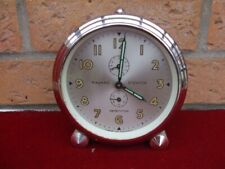 Réveil vintage Bayard Stentor répétition structure chromée diametre 135 mm