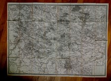 Carte 1820 Environ De Paris