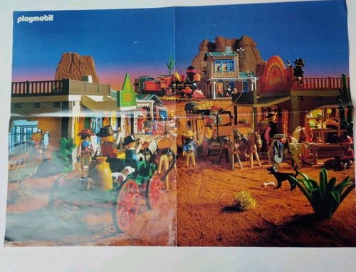 Playmobil poster affiche 1994 - affiche,