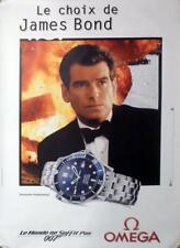 THE WORLD IS NOT ENOUGH / OMEGA WATCH - BOND 007 - ORIGINAL LARGE ROLLED POSTER