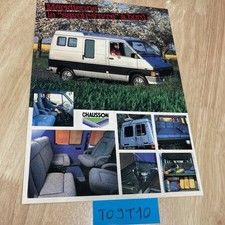 Renault Chausson Méridienne camping-car prospectus catalogue publicité