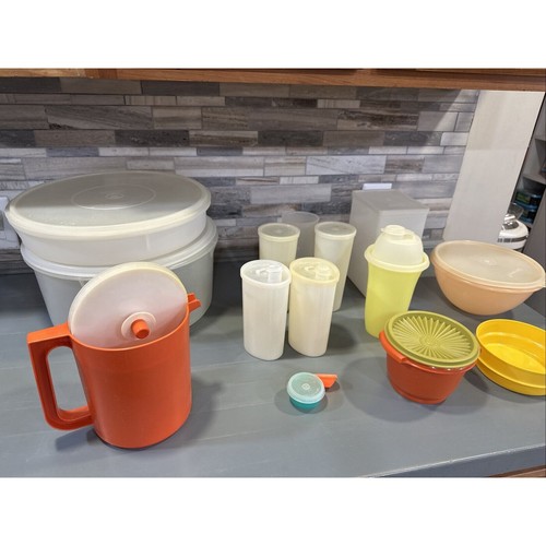 Vintage tupperware lot - vintage,