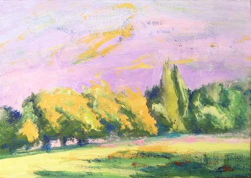 Tableau impressionniste arbre - impressionniste,