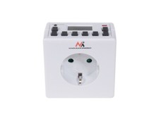 Programmateur électrique numérique hebdomadaire 10 programmes prise allemande